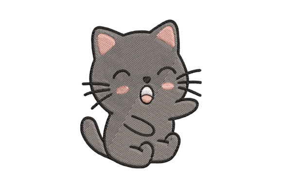 A Cute Cat Embroidery Perfect for Craft Fair Booth Success