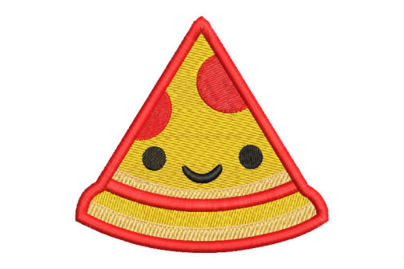 A Design Review of the Pizza Slice Embroidery File