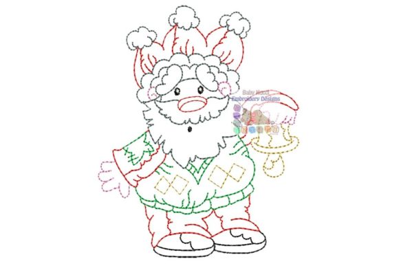 A Designer's Review of the Santa with Bell Multicolor Character Embroidery Design