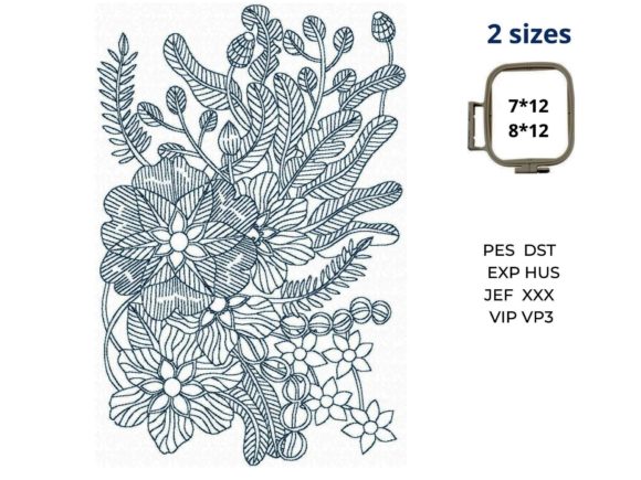 A Large Floral Embroidery Design Review for Real Projects