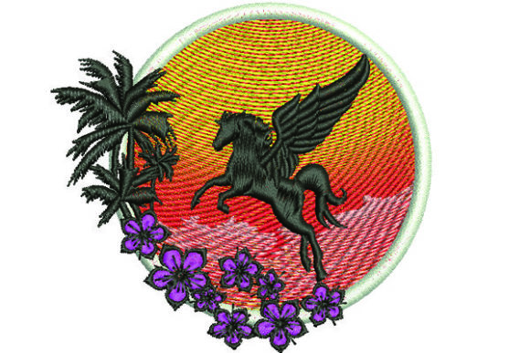 A Professional Review: The Black Pegasus Embroidery Design