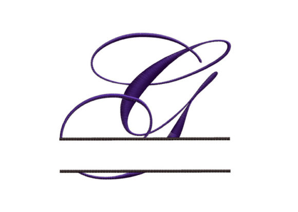 A Seller's Take on the Split Monogram Font Letter G
