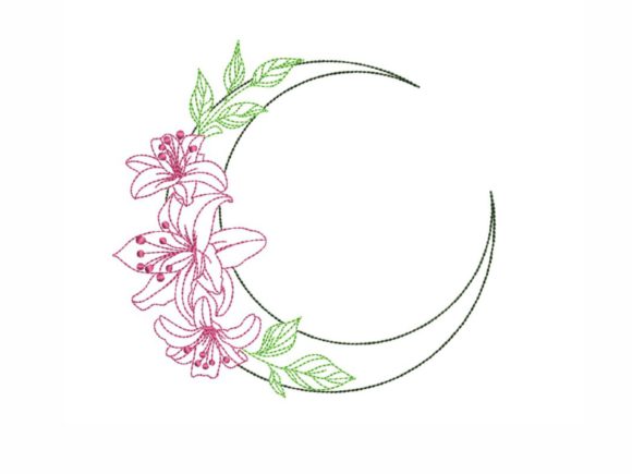 Floral Moon Embroidery: A Designer's Craft Fair Review