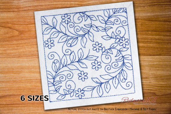 Floral Pattern Bluework: A Seasonal Embroidery Designer's Review
