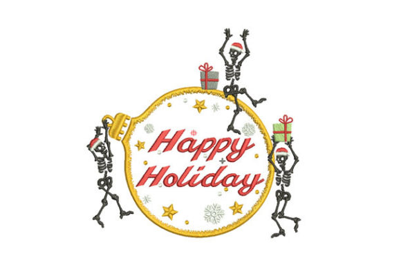Funny Skeletons Embroidery for Boutique Apparel: A Designer's Review
