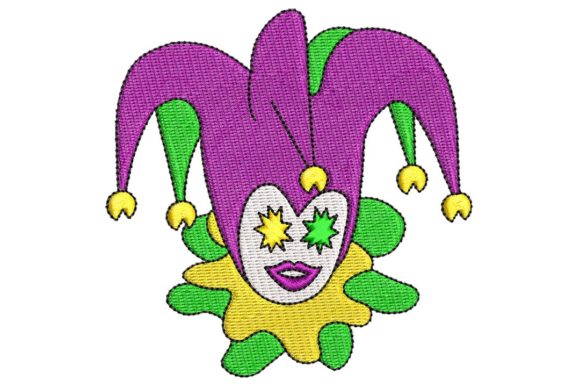 Mardi Gras Jester: A Versatile Brand Asset for Festive Merchandise