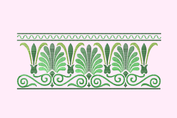 The Green Arabesque Border: A Seasonal Embroidery Review
