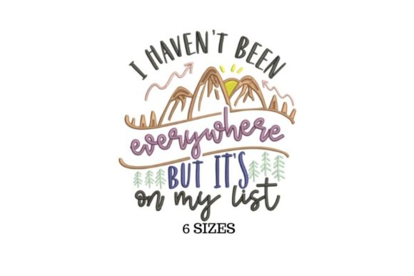 Travel: A Cozy & Classic Embroidery Design for Personalized Gifts