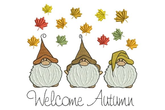 Welcome Autumn Gnome Embroidery: A Designer's Review for Gifts